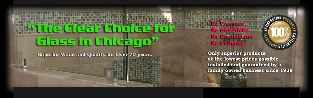 Frameless Glass Shower Doors in Chicago, Naperville and surrounding suburbs