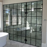 Custom Glass Tub Enclosure Sample