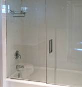 Custom Glass Tub Enclosure Sample